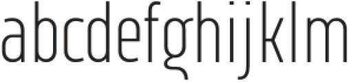 Vogie Extra Light Condensed otf (200) Font LOWERCASE