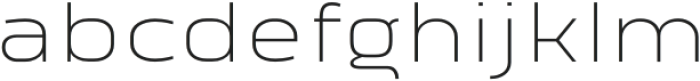 Vogie Extra Light Expanded otf (200) Font LOWERCASE