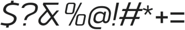 Vogie-Italic otf (400) Font OTHER CHARS