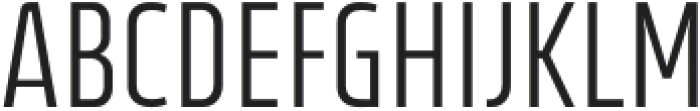 Vogie Light Condensed otf (300) Font UPPERCASE