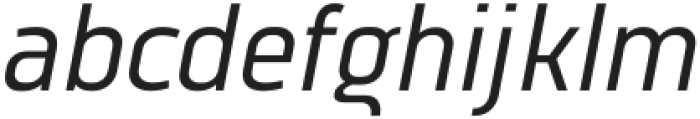 Vogie Narrow Italic otf (400) Font LOWERCASE