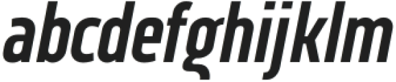 Vogie Semi Bold Condensed Italic otf (600) Font LOWERCASE