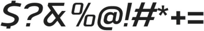 Vogie Semi Bold Italic otf (600) Font OTHER CHARS