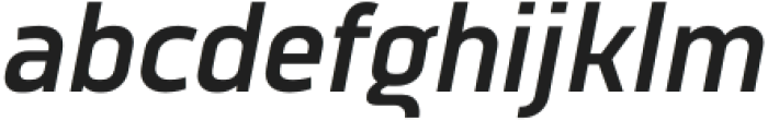 Vogie Semi Bold Narrow Italic otf (600) Font LOWERCASE