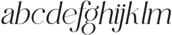 Vogre Gustews Light Italic otf (300) Font LOWERCASE