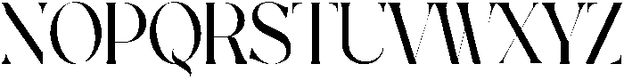 Vogue Regular otf (400) Font UPPERCASE