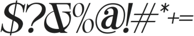VogueChola-Italic otf (400) Font OTHER CHARS