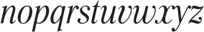 Voguelicious Italic ttf (400) Font LOWERCASE