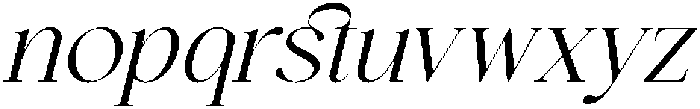 Vogures Fabric Italic otf (400) Font LOWERCASE