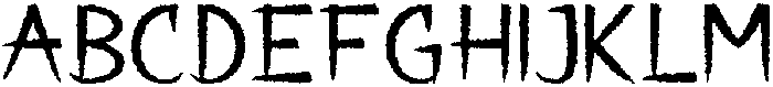 Void Scrawl Regular otf (400) Font UPPERCASE