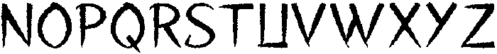 Void Scrawl Regular otf (400) Font LOWERCASE