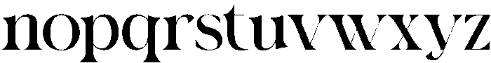 Volgue Regular otf (400) Font LOWERCASE