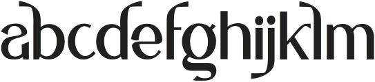 Volgue Regular otf (400) Font LOWERCASE