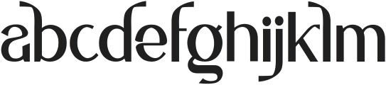 Volgue Regular ttf (400) Font LOWERCASE