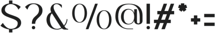 Volkga Regular otf (400) Font OTHER CHARS