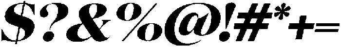 Volkys Serif Black Italic otf (900) Font OTHER CHARS