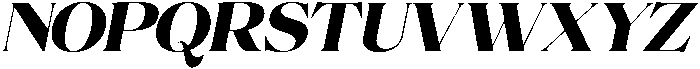Volkys Serif Black Italic otf (900) Font UPPERCASE
