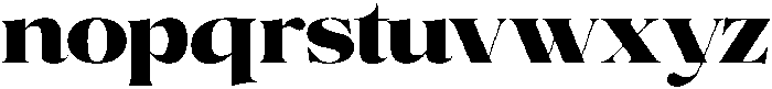 Volkys Serif Black otf (900) Font LOWERCASE