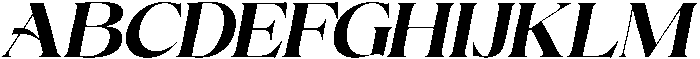 Volkys Serif Bold Italic otf (700) Font UPPERCASE