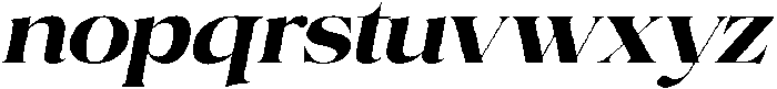 Volkys Serif Bold Italic otf (700) Font LOWERCASE
