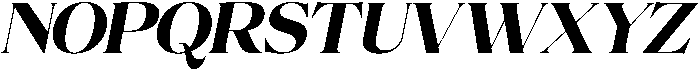 Volkys Serif Extra Bold Italic otf (700) Font UPPERCASE