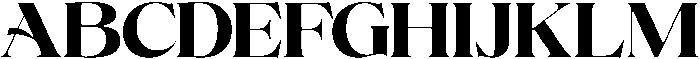 Volkys Serif Extra Bold otf (700) Font UPPERCASE