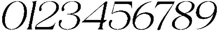 Volkys Serif Extra Light Italic otf (200) Font OTHER CHARS
