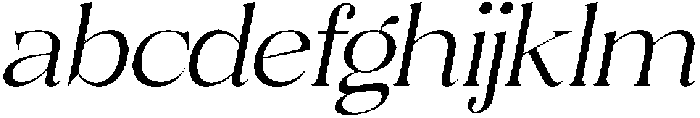 Volkys Serif Extra Light Italic otf (200) FONT