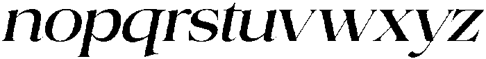 Volkys Serif Italic otf (400) Font LOWERCASE
