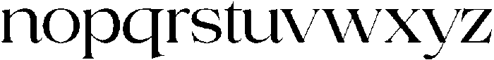 Volkys Serif Light otf (300) Font LOWERCASE