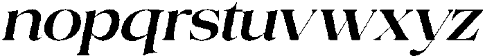 Volkys Serif Medium Italic otf (500) Font LOWERCASE