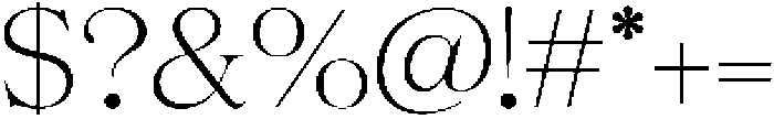 Volkys Serif Thin Variable otf (100) Font OTHER CHARS