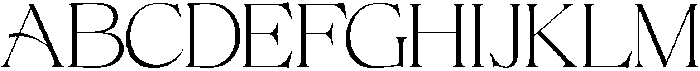 Volkys Serif Thin Variable otf (100) Font UPPERCASE