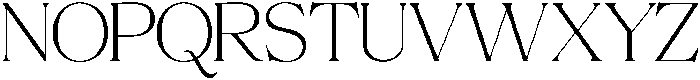 Volkys Serif Thin Variable otf (100) Font UPPERCASE