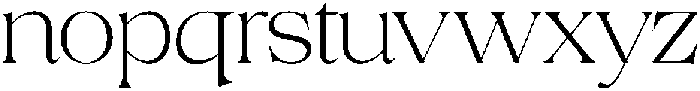 Volkys Serif Thin Variable otf (100) Font LOWERCASE