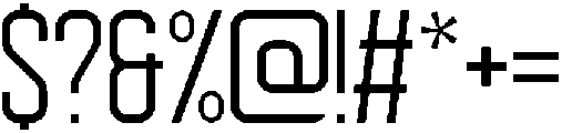 Voltage otf (300) Font OTHER CHARS