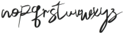 Voltastory Signature Regular otf (400) Font LOWERCASE