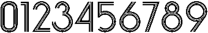 Voltdeco 1920 Thin otf (100) Font OTHER CHARS