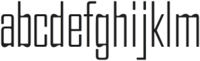 Voltexa Extralight otf (200) Font LOWERCASE