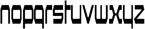 Voltline Regular otf (400) Font LOWERCASE