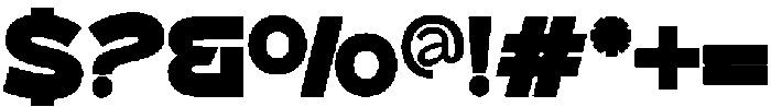 Voltrix Bold otf (700) Font OTHER CHARS