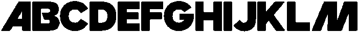 Voltrix Bold otf (700) Font UPPERCASE