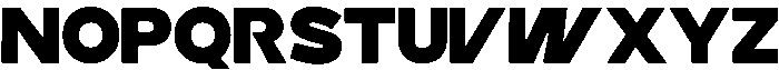 Voltrix Bold otf (700) Font UPPERCASE