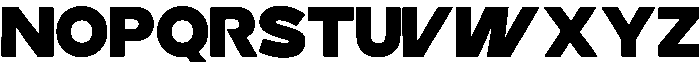 Voltrix Bold otf (700) Font LOWERCASE