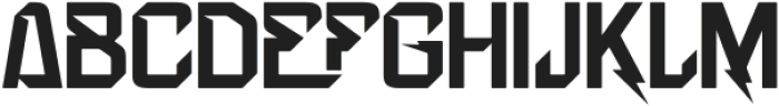 Voltstrom-Regular otf (400) Font UPPERCASE