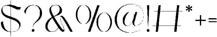 Vorage Regular otf (400) Font OTHER CHARS