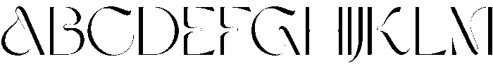 Vorage Regular otf (400) Font UPPERCASE