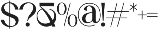 Vorage-Regular otf (400) Font OTHER CHARS