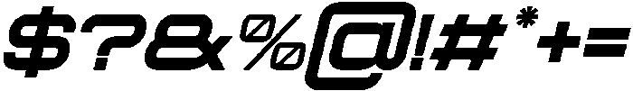 Vordex Slant otf (400) Font OTHER CHARS