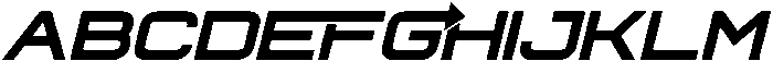Vordex Slant otf (400) Font UPPERCASE